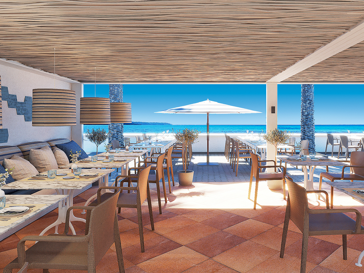 Universal Hotel Neptuno – Restaurant aan zee, Playa de Palma
