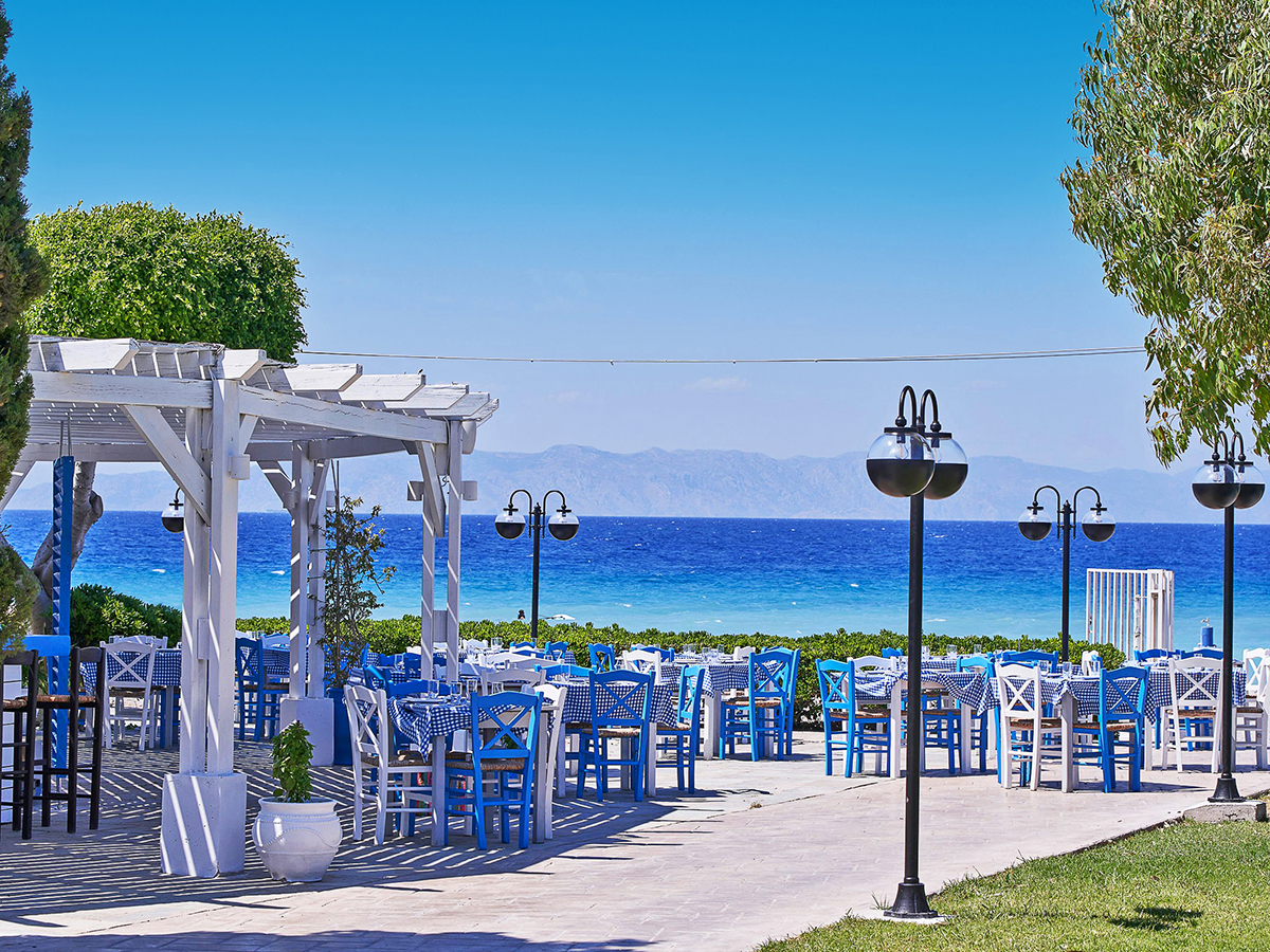 Hotel Labranda Blue Bay – Terras met uitzicht, Ialysos
