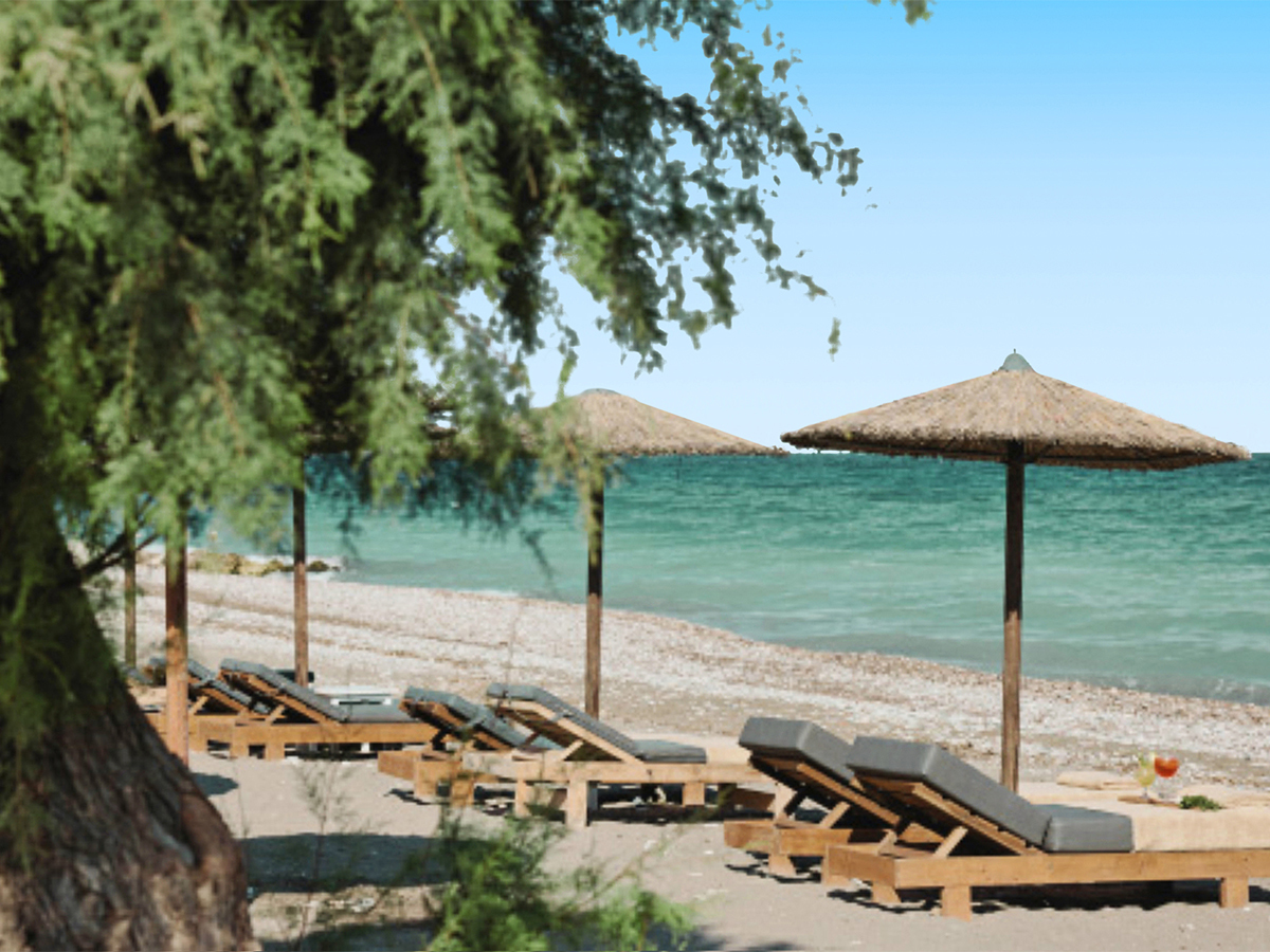 Hotel Labranda Blue Bay – Strand met parasols, Ialysos