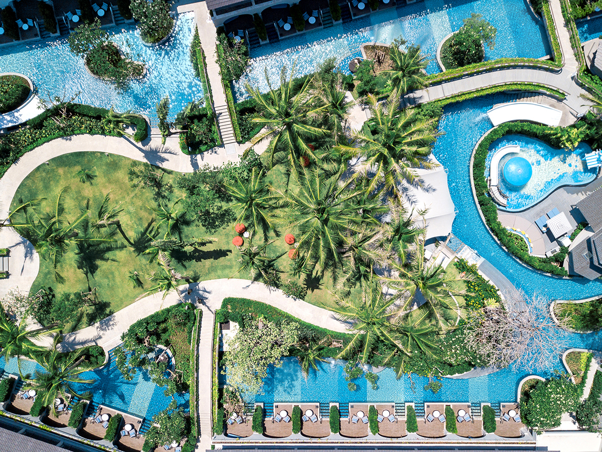 Meliá Koh Samui – Tuin van boven, Choeng Mon Beach