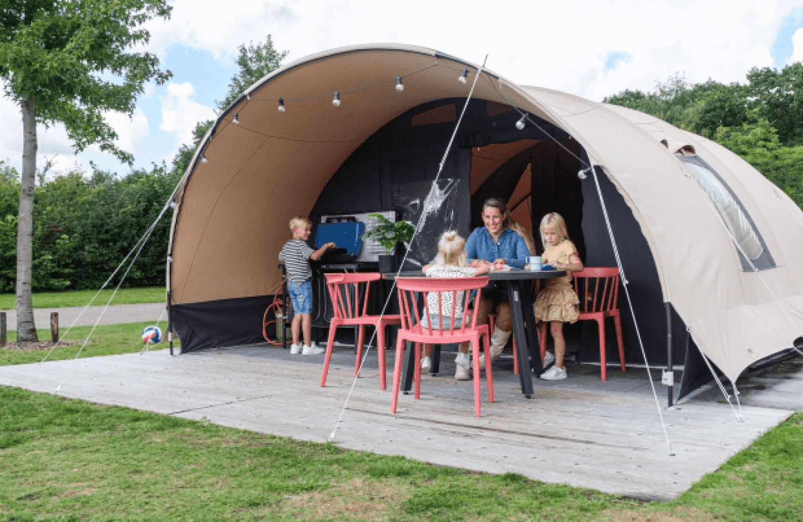 «De Waard tunneltent» cover