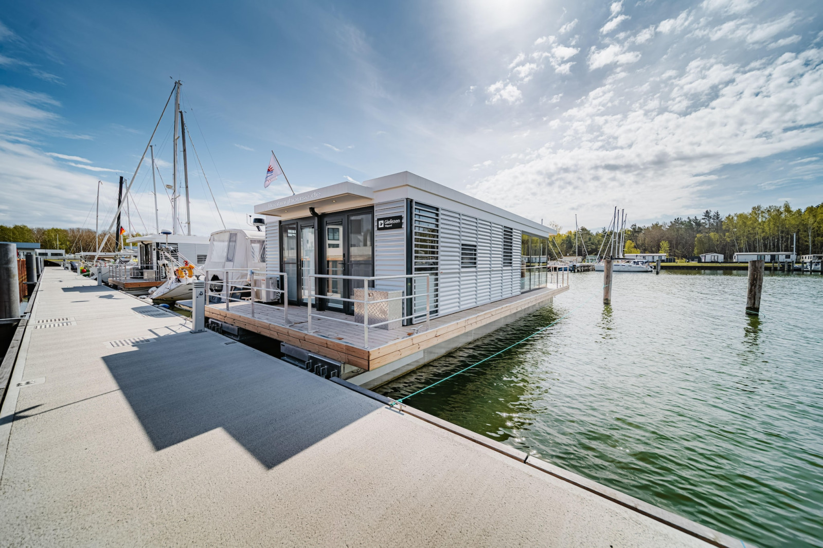 Hausboot in Peenemünde