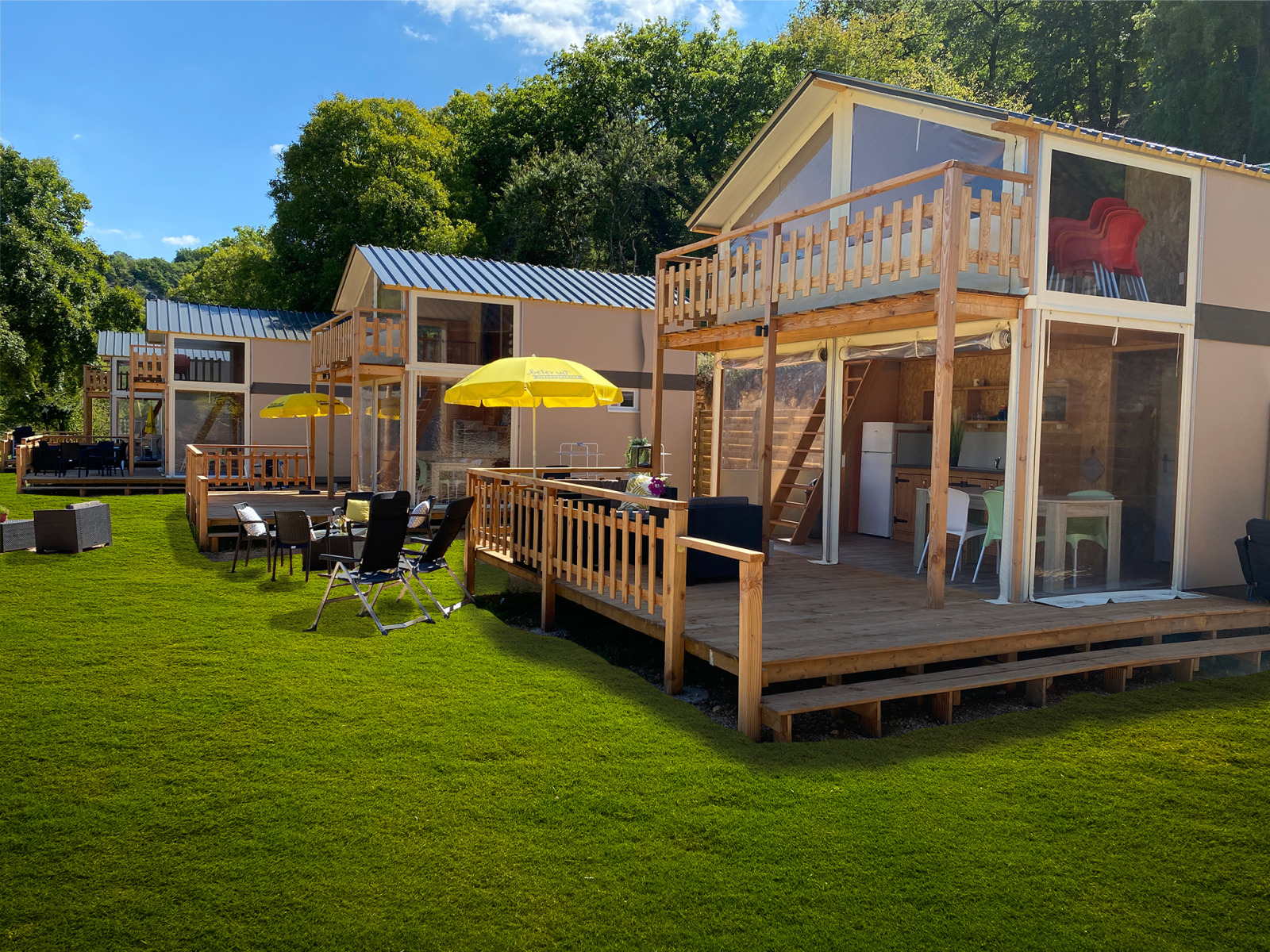 Luxe lodgetent «Belle Vue»
